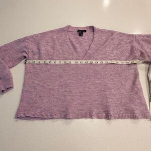 Forever-21 Women's Purple and Pink Jumper